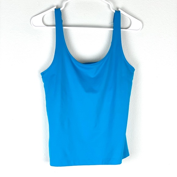 Chico’s, Cami Adjustable Straps Builtin Bra Aqua Blue Size 0 or Sm NWOT - Picture 4 of 9